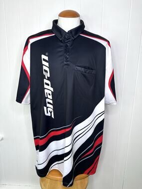 Snap On Tools KONNO Performance Graphic Polo shirt - Womens 3XL Black Red White